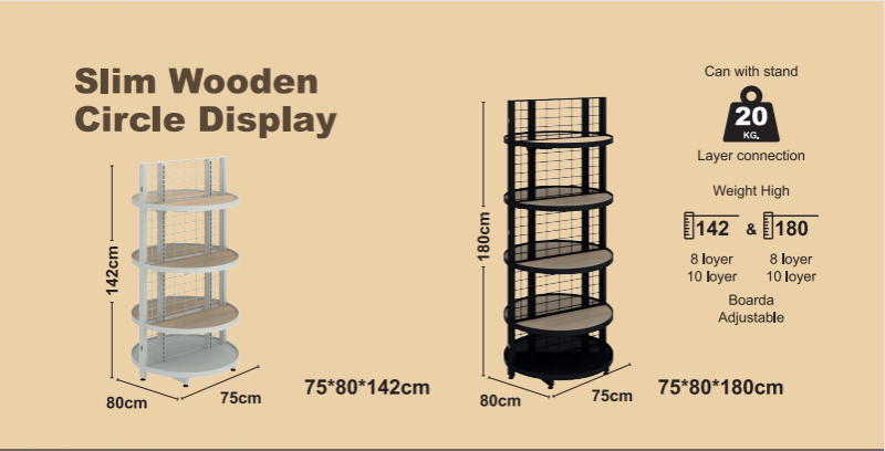 Slim Wood Circle sýning