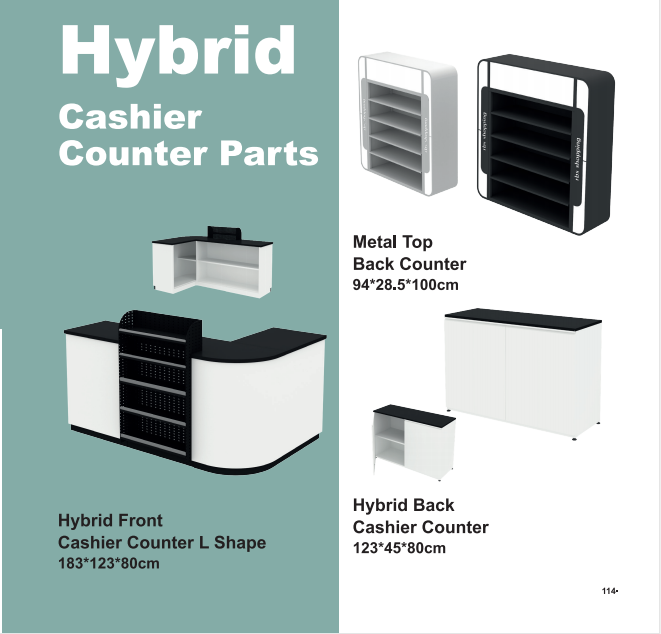 Hýbríður Cashier Counter Parts